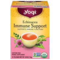 Yogi Immune Support, Echinacea, Tea Bags - 16 Each