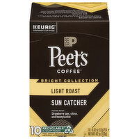 Peet's Coffee Coffee, Light Roast, Sun Catcher, K-Cup Pods - 10 Each