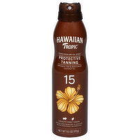 Hawaiian Tropic Protective Tanning Broad Spectrum SPF 15 Sunscreen Dry Oil Spray - 6 Ounce
