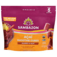 Sambazon Organic Mango & Acai Smoothie Cubes - 20 Ounce