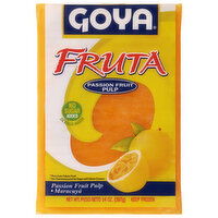 Goya No Sugar Added Passion Fruit Pulp - 14 Ounce