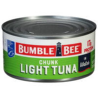 Bumble Bee Tuna in Water, Light, Chunk, 12 Ounce