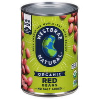 Westbrae Natural Organic No Salt Added Red Beans - 15 Ounce
