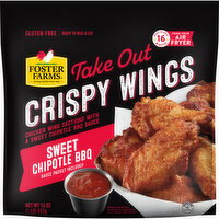 Foster Farms Take Out Sweet Chipotle Crispy Chicken Wings, Frozen