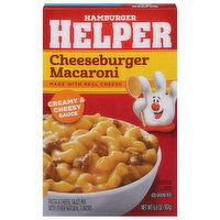 Hamburger Helper Pasta & Cheese Sauce Mix, Cheeseburger Macaroni - 6.6 Ounce