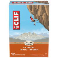 Clif Bar Energy Bars, Crunchy Peanut Butter - 10 Each
