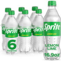 Sprite  Lemon Lime Soda Soft Drinks, 6 Each