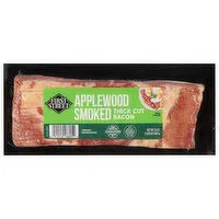 First Street Bacon, Applewood Smoked, Sliced, 24 Ounce