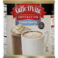 Caffe D Vita Instant Cappuccino, Premium, French Vanilla, 2 Pound