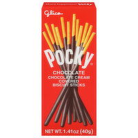 Pocky Biscuit Sticks, Chocolate, Chocolate Cream Covered - 1.41 Ounce