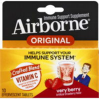 Airborne Immune Support, Very Berry, Original, Effervescent Tablets - 10 Each