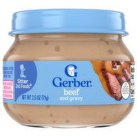 Gerber Beef and Gravy, Sitter 2nd Foods