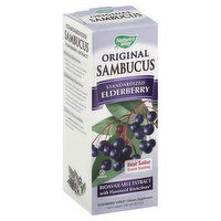 Nature's Way Sambucus, Original, Standardized Elderberry, Syrup, Berry Flavor - 8 Ounce