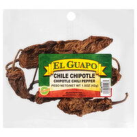 El Guapo Whole Chipotle Chili Pepper Pods (Chile Chipotle Entero) - 1.5 Ounce