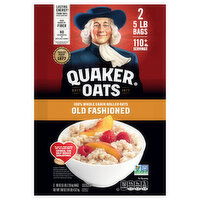 Quaker Oats, Old Fashioned, 100% Wole Grain, Rolled, 2 Each