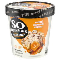 So Delicious Dairy Free Vegan Salted Caramel Cluster Cashew Milk Frozen Dessert