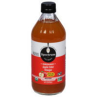 Spectrum Vinegar, Organic, Apple Cider - 16 Fluid ounce