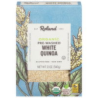 Roland Quinoa, Organic, White, Pre-Washed - 12 Ounce