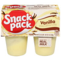 Snack Pack Pudding, Vanilla, 4 Each