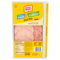 Oscar Mayer Sub Kit Smoked Ham & Turkey - 28 Ounce