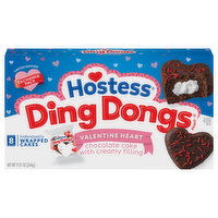 Hostess Valentine Heart Ding Dongs Exchange Pack - 8 Each