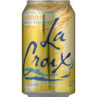 LaCroix Sparkling Water, Lemon - 12 Ounce