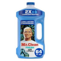 Mr. Clean 2X Concentrated Multi Surface Cleaner with Unstopables Fresh Scent, All Purpose Cleaner - 64 Fluid ounce