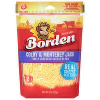 Borden Colby & Monterey Jack Finely Shredded Cheese Blend