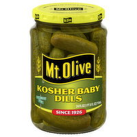 Mt. Olive Kosher Baby Dills Pickles - 24 Fluid ounce