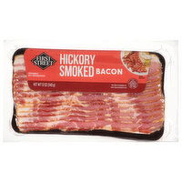 First Street Bacon, Hickory Smoked, 12 Ounce