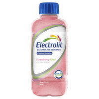 Electrolit Electrolyte Beverage, Strawberry-Kiwi, Premium Hydration, 21 Fluid ounce