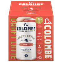 La Colombe Draft Latte Triple Cold Brew with Milk - 4 Each