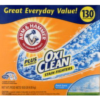 Arm & Hammer Laundry Detergent, Oxi Clean Stain Fighters, Fresh Scent, 10 Pound