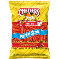 Chester's Corn Snacks, Fries, Flamin' Hot Flavored, Party Size - 8.625 Ounce