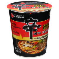 Nongshim Black with Beef Bone Broth Ramyun Noodles with Soup Mix - 3.56 Ounce