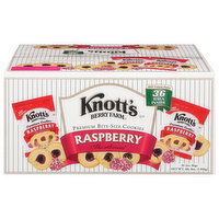 Knott's Berry Farm Cookies, Premium, Raspberry Shortbread, Bite-Size - 36 Each