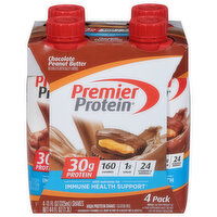 Premier Protein Choc Peanut Butter Shake 4/11 oz - 4 Each