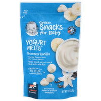 Gerber Yogurt Melts, Banana Vanilla, Crawler, 8+ Months - 1 Ounce