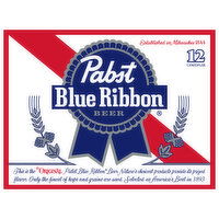 Pabst Blue Ribbon Beer - 12 Each