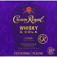 Crown Royal Whisky & Cola, 4 Pack - 4 Each