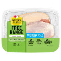 Foster Farms Simply Raised NAE Split Breast - 5.64 Pound