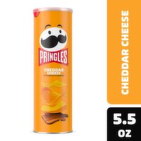 Pringles Potato Crisps Chips, Cheddar Cheese - 5.5 Ounce