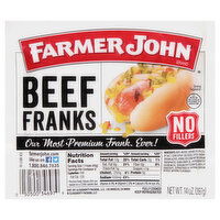 Farmer John Beef Franks - 14 Ounce