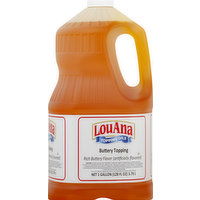 LouAna Buttery Topping, Rich Buttery Flavor - 128 Ounce