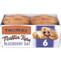 Thomas' Blueberry Oat Blueberry Muffin Tops, 6 packs, 10.5 oz - 6 Each