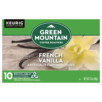 Green Mountain Coffee Roasters Coffee, French Vanilla, K-Cup Pods, 10 Each