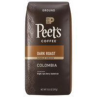 Peet's Coffee Coffee, Ground, Dark Roast, Colombia, 10.5 Ounce