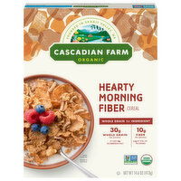 Cascadian Farm Hearty Morning Fiber Cereal - 14.6 Ounce