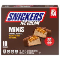 Snickers Peanut Butter Minis Ice Cream - 10 Each
