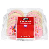 First Street Sugar Cookies, Frosted, 13.5 Ounce